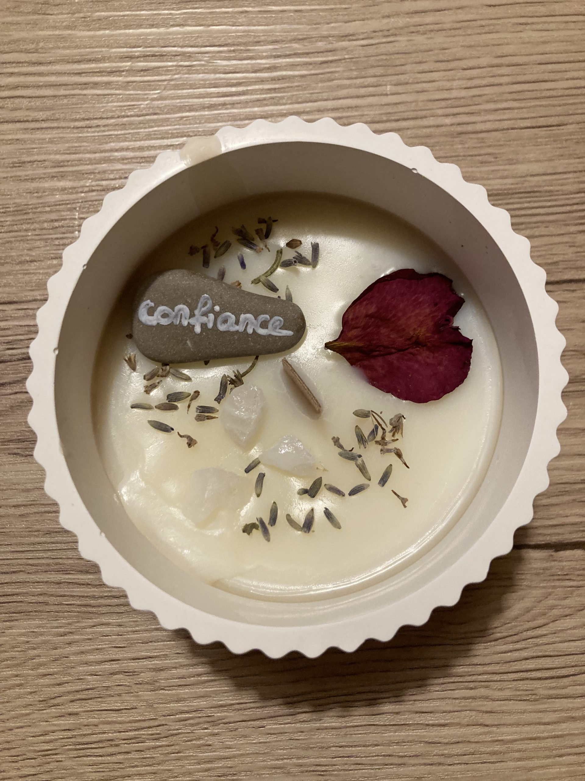 Bougie d'intention crée par Céline Vilmen